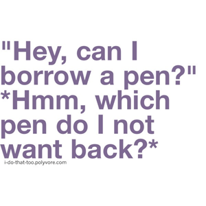 Borrow a pen